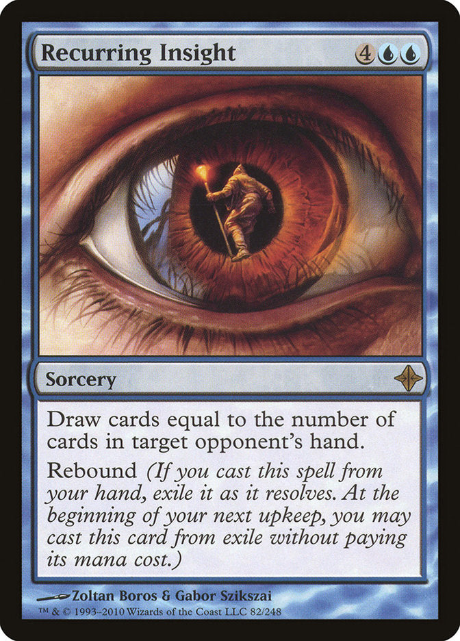 Recurring Insight [Rise of the Eldrazi] | Dragon's Lair Comics and Fantasy Houston TX