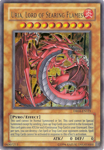 Uria, Lord of Searing Flames [DR04-EN121] Ultra Rare | Dragon's Lair Comics and Fantasy Houston TX