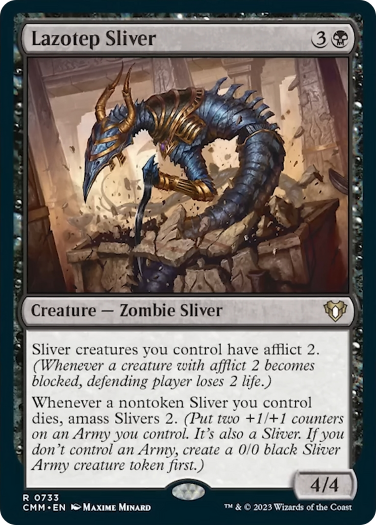 Lazotep Sliver [Commander Masters] | Dragon's Lair Comics and Fantasy Houston TX