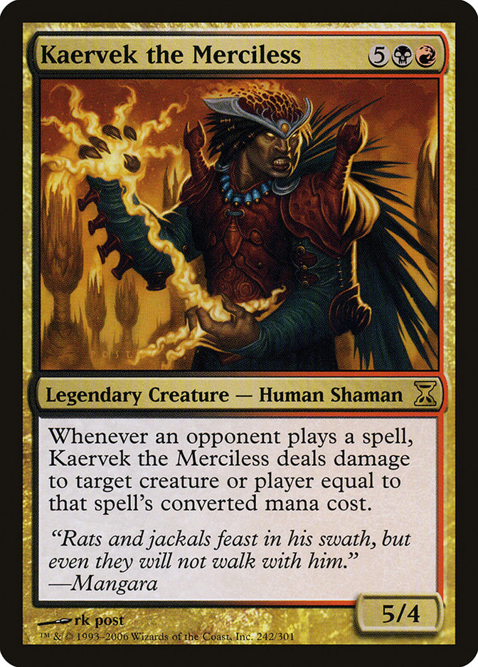 Kaervek the Merciless [Time Spiral] | Dragon's Lair Comics and Fantasy Houston TX