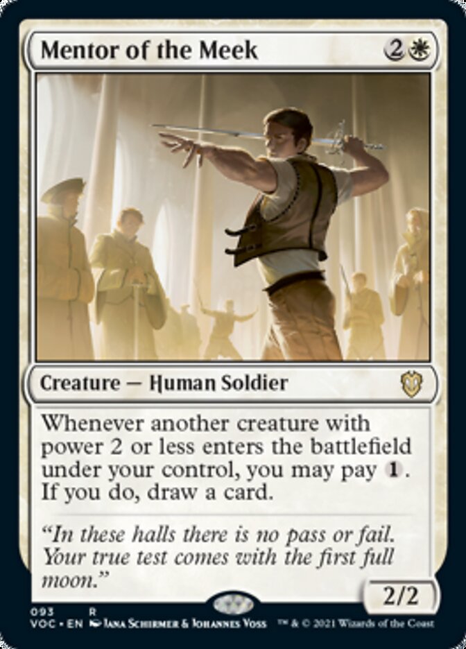 Mentor of the Meek [Innistrad: Crimson Vow Commander] | Dragon's Lair Comics and Fantasy Houston TX