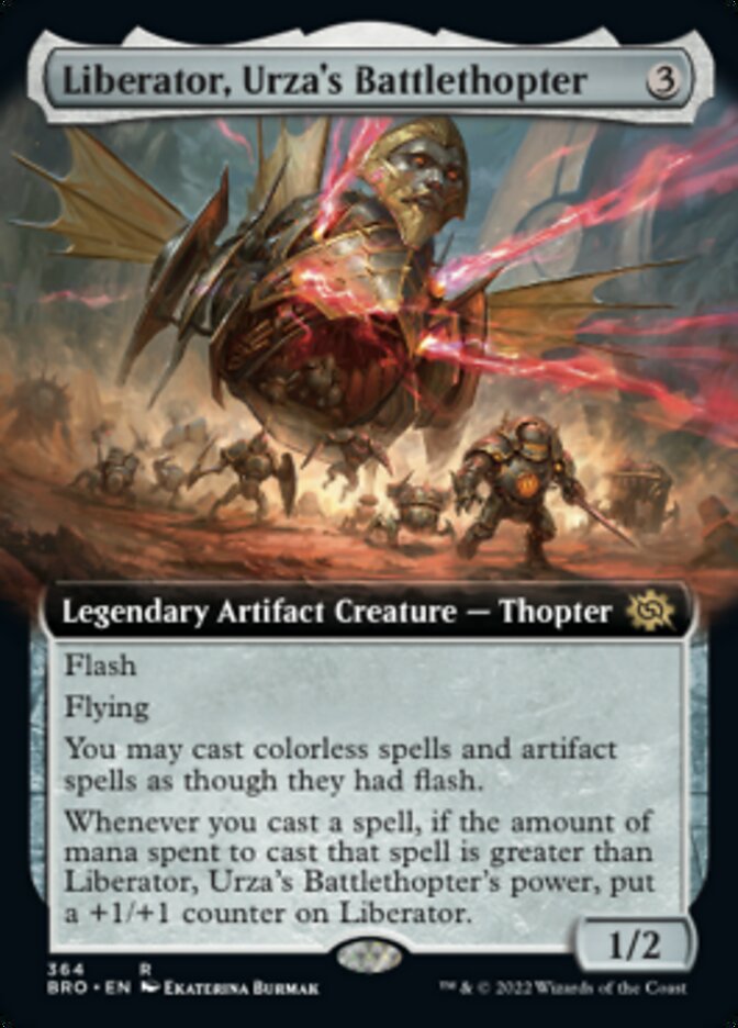 Liberator, Urza's Battlethopter (Extended Art) [The Brothers' War] | Dragon's Lair Comics and Fantasy Houston TX