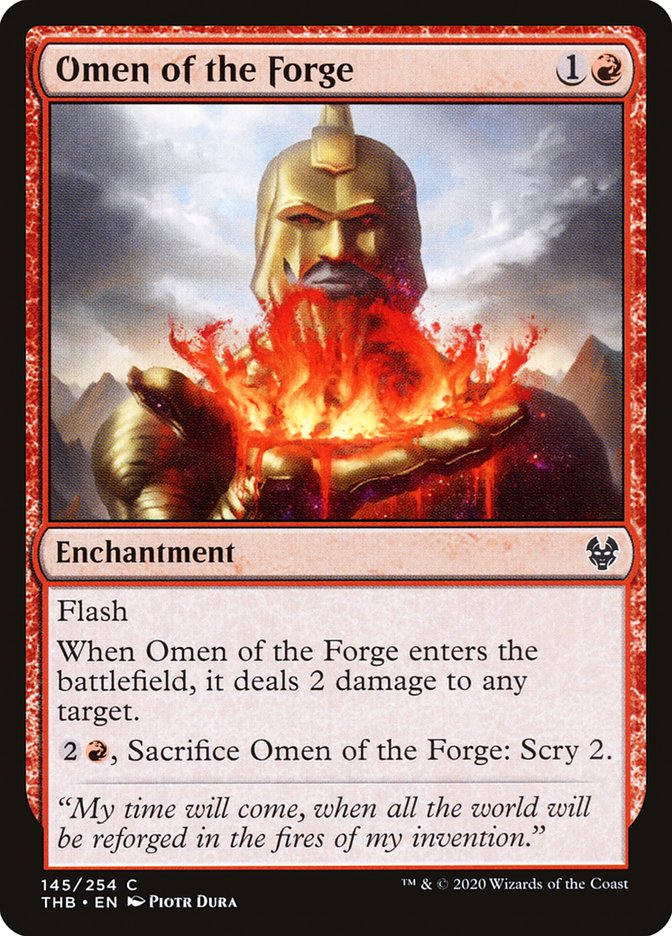 Omen of the Forge [Theros Beyond Death] | Dragon's Lair Comics and Fantasy Houston TX