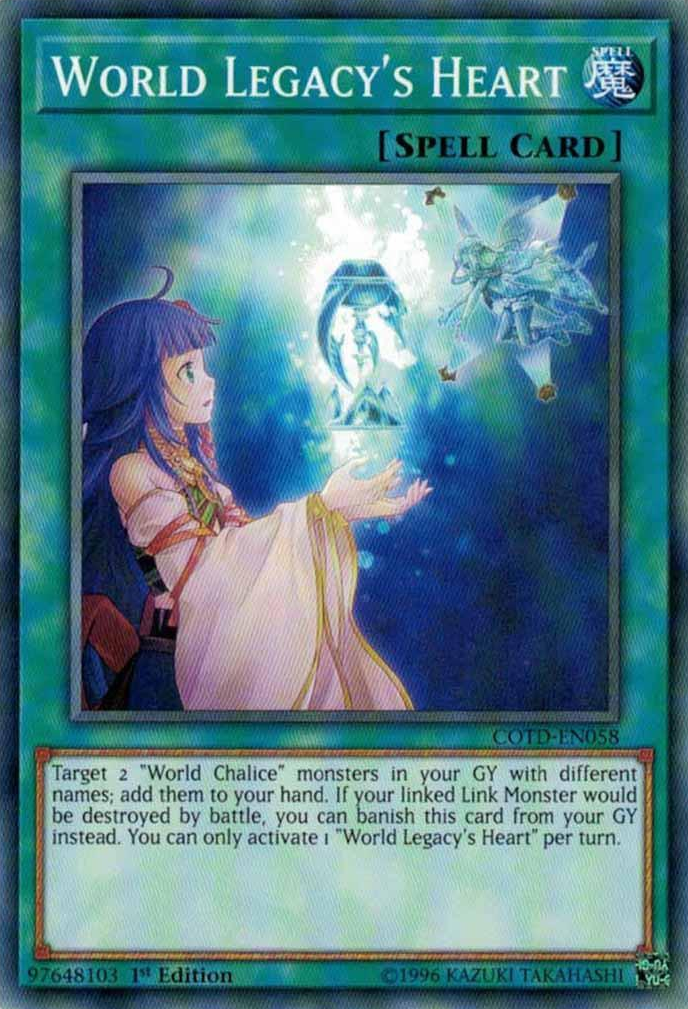 World Legacy's Heart [COTD-EN058] Common | Dragon's Lair Comics and Fantasy Houston TX