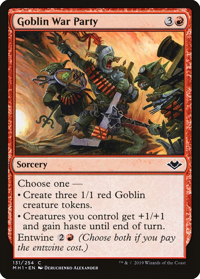 Goblin War Party [Modern Horizons] | Dragon's Lair Comics and Fantasy Houston TX
