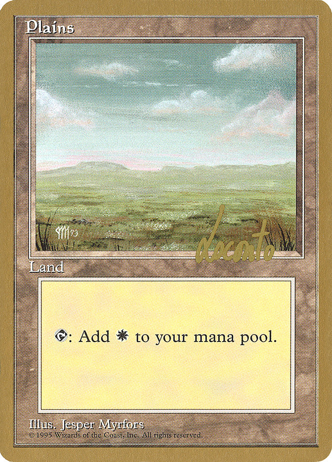 Plains (ml364) (Michael Loconto) [Pro Tour Collector Set] | Dragon's Lair Comics and Fantasy Houston TX
