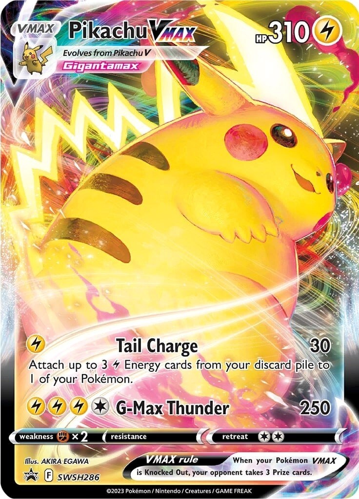Pikachu VMAX (SWSH286) (Jumbo Card) [Sword & Shield: Black Star Promos] | Odin's Place