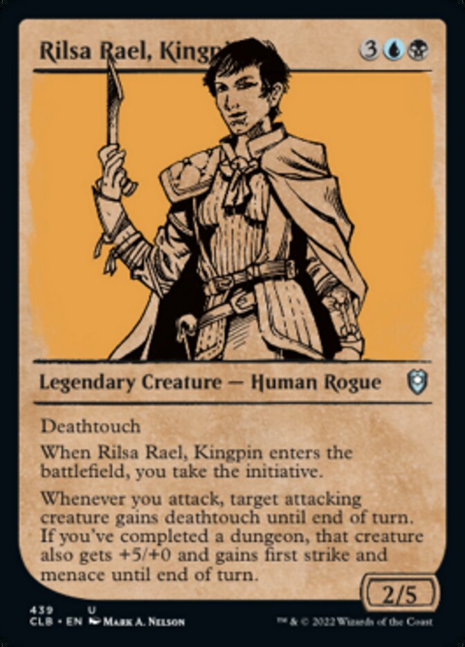 Rilsa Rael, Kingpin (Showcase) [Commander Legends: Battle for Baldur's Gate] | Dragon's Lair Comics and Fantasy Houston TX