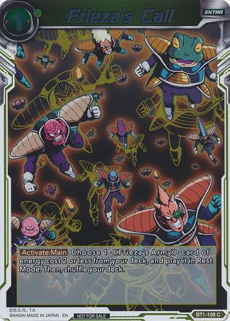 Frieza's Call (Event Pack 3 - 2019) (BT1-109_PR) [Promotion Cards] | Dragon's Lair Comics and Fantasy Houston TX