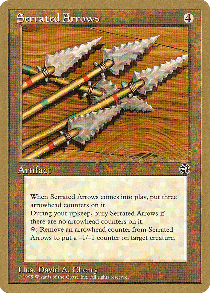 Serrated Arrows (Leon Lindback) [Pro Tour Collector Set] | Dragon's Lair Comics and Fantasy Houston TX