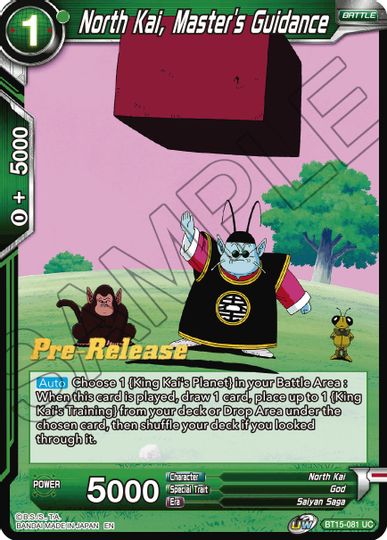 North Kai, Master's Guidance (BT15-081) [Saiyan Showdown Prerelease Promos] | Dragon's Lair Comics and Fantasy Houston TX