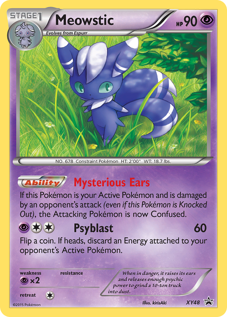 Meowstic (XY48) [XY: Black Star Promos] | Dragon's Lair Comics and Fantasy Houston TX