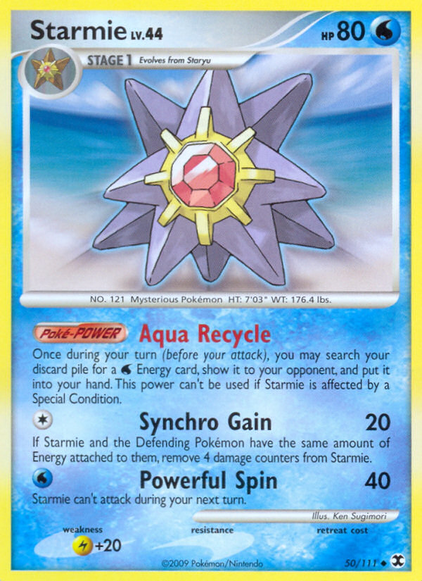 Starmie (50/111) [Platinum: Rising Rivals] | Dragon's Lair Comics and Fantasy Houston TX