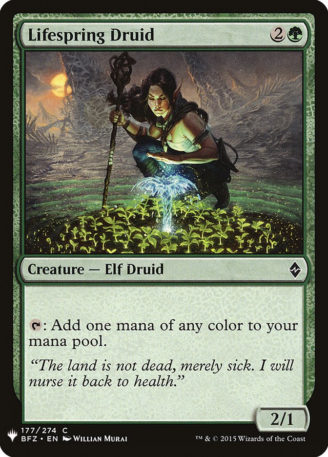 Lifespring Druid [Mystery Booster] | Dragon's Lair Comics and Fantasy Houston TX