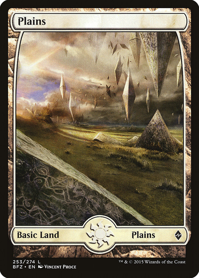 Plains (253) (Full Art) [Battle for Zendikar] | Dragon's Lair Comics and Fantasy Houston TX