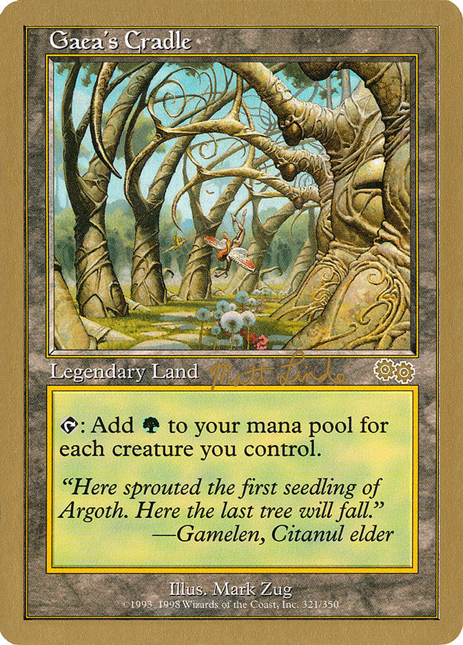 Gaea's Cradle (Matt Linde) [World Championship Decks 1999] | Dragon's Lair Comics and Fantasy Houston TX