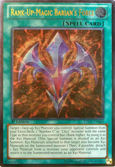 Rank-Up-Magic Barian's Force [LTGY-EN060] Ultimate Rare | Dragon's Lair Comics and Fantasy Houston TX