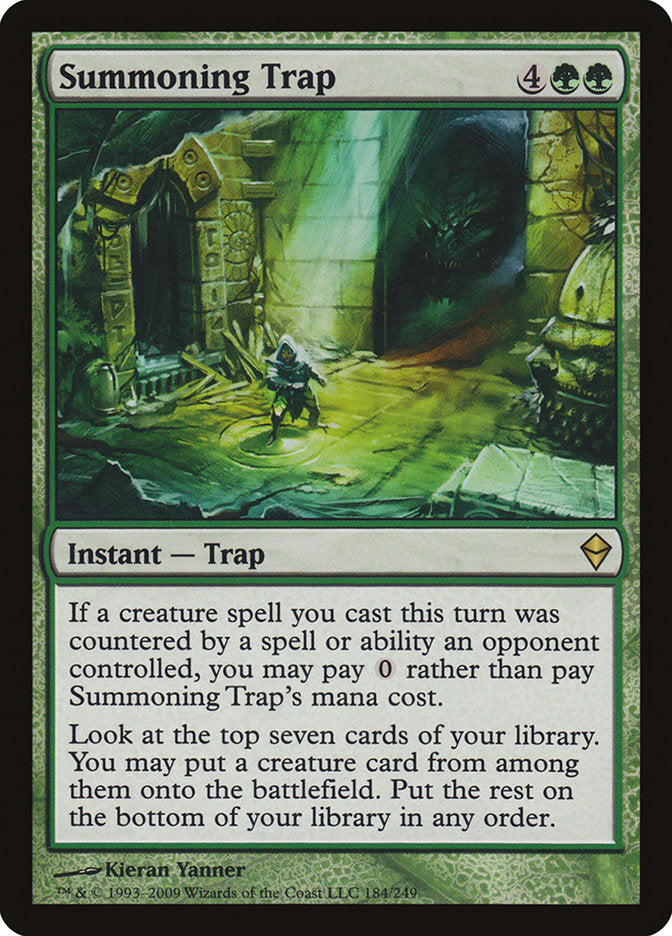 Summoning Trap [Zendikar] | Dragon's Lair Comics and Fantasy Houston TX
