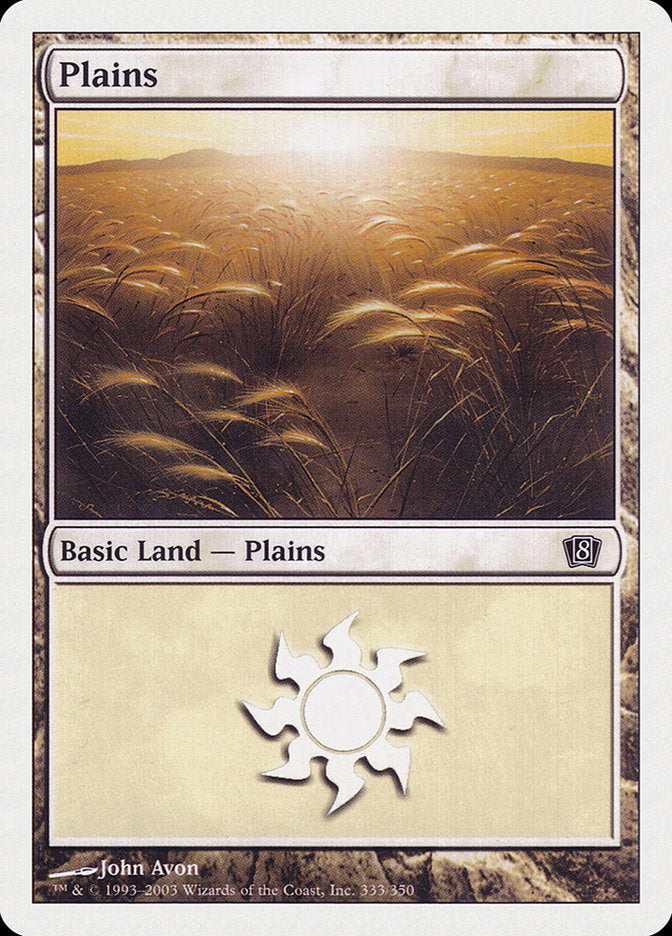 Plains (333) [Eighth Edition] | Dragon's Lair Comics and Fantasy Houston TX