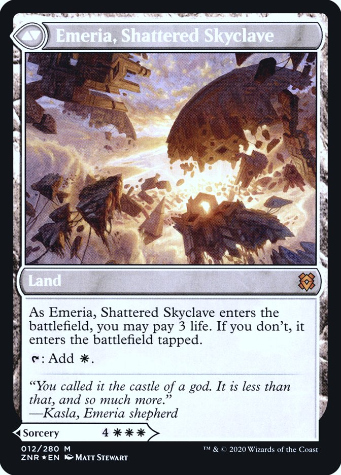Emeria's Call // Emeria, Shattered Skyclave [Zendikar Rising Prerelease Promos] | Dragon's Lair Comics and Fantasy Houston TX