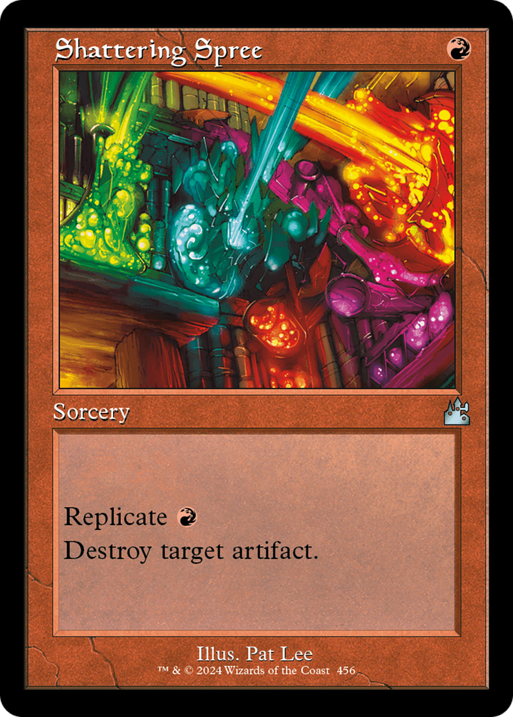 Shattering Spree (Retro Frame) [Ravnica Remastered] | Dragon's Lair Comics and Fantasy Houston TX