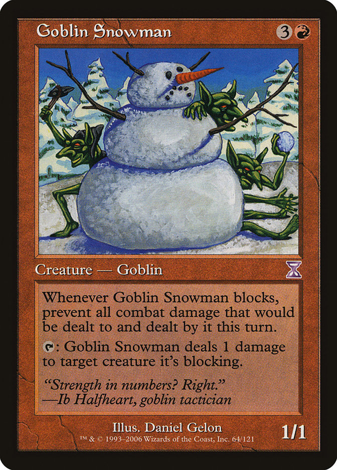 Goblin Snowman [Time Spiral Timeshifted] | Dragon's Lair Comics and Fantasy Houston TX