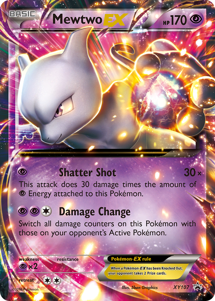 Mewtwo EX (XY107) [XY: Black Star Promos] | Dragon's Lair Comics and Fantasy Houston TX