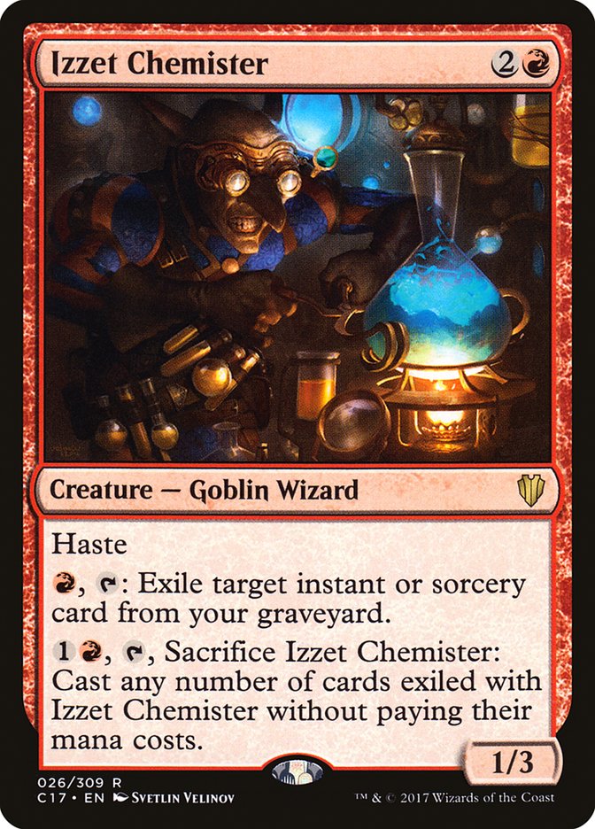 Izzet Chemister [Commander 2017] | Dragon's Lair Comics and Fantasy Houston TX