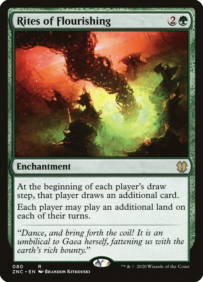 Rites of Flourishing [Zendikar Rising Commander] | Dragon's Lair Comics and Fantasy Houston TX