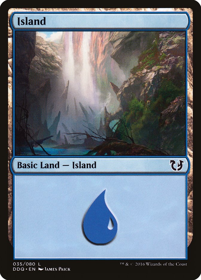 Island (35) [Duel Decks: Blessed vs. Cursed] | Dragon's Lair Comics and Fantasy Houston TX