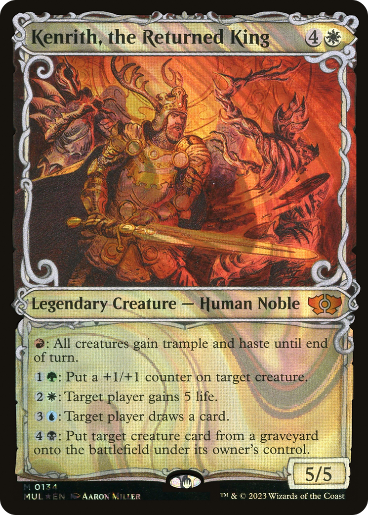 Kenrith, the Returned King (Halo Foil) [Multiverse Legends] | Dragon's Lair Comics and Fantasy Houston TX