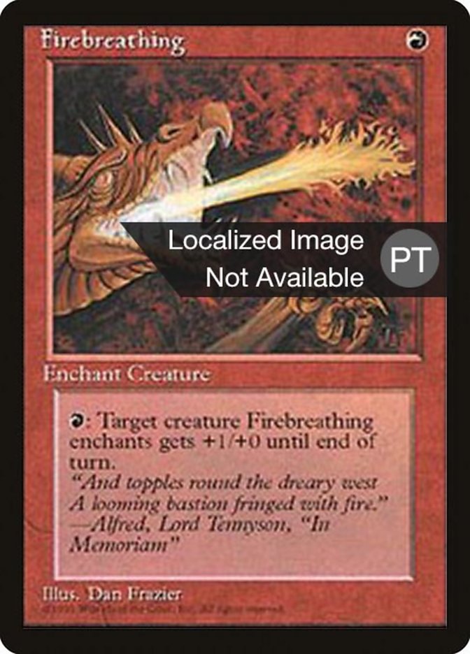 Firebreathing [Fourth Edition (Foreign Black Border)] | Dragon's Lair Comics and Fantasy Houston TX