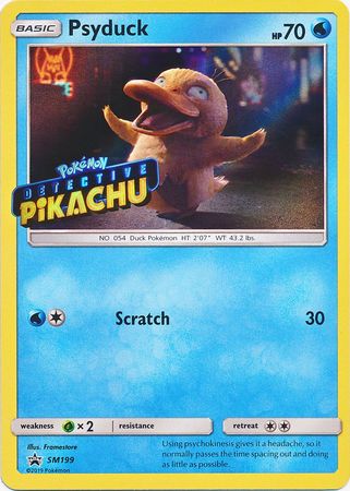 Psyduck Detective (SM199) (Pikachu Stamped) [Sun & Moon: Black Star Promos] | Dragon's Lair Comics and Fantasy Houston TX