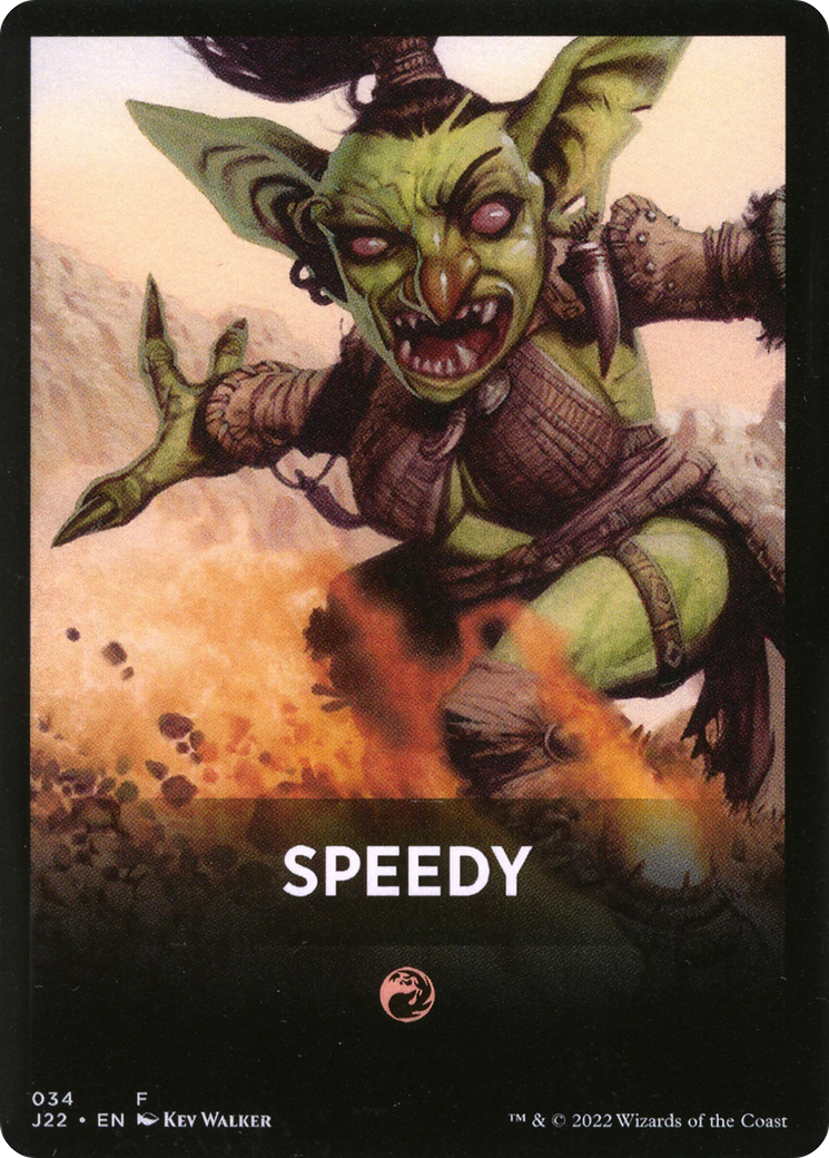 Speedy Theme Card [Jumpstart 2022 Front Cards] | Dragon's Lair Comics and Fantasy Houston TX