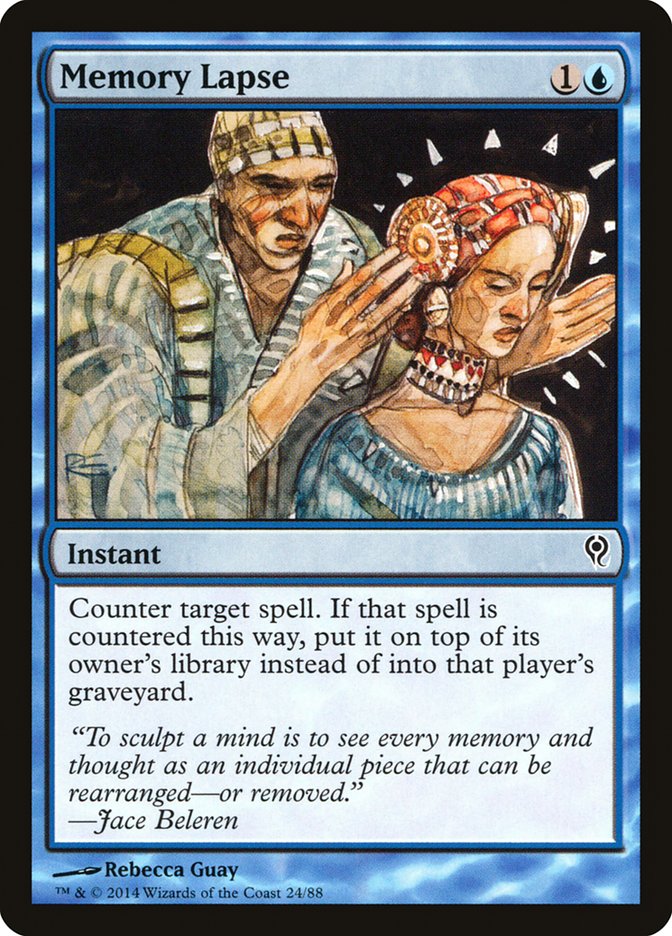 Memory Lapse [Duel Decks: Jace vs. Vraska] | Dragon's Lair Comics and Fantasy Houston TX