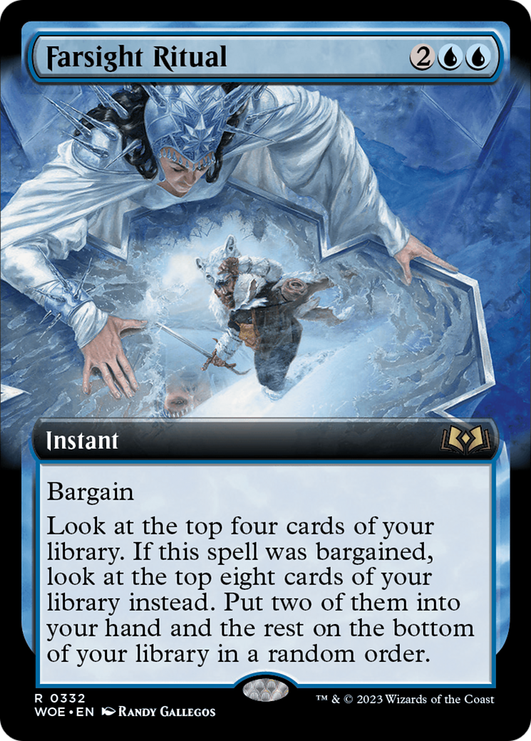 Farsight Ritual (Extended Art) [Wilds of Eldraine] | Dragon's Lair Comics and Fantasy Houston TX