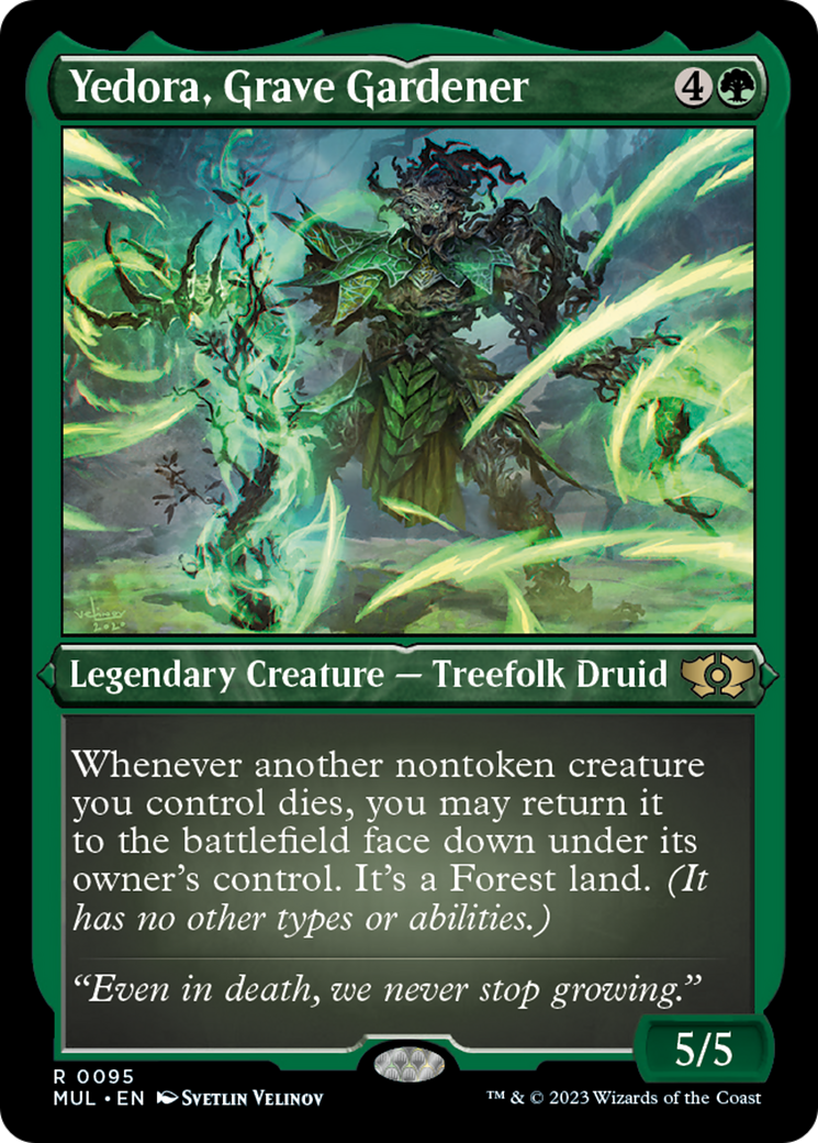 Yedora, Grave Gardener (Foil Etched) [Multiverse Legends] | Dragon's Lair Comics and Fantasy Houston TX