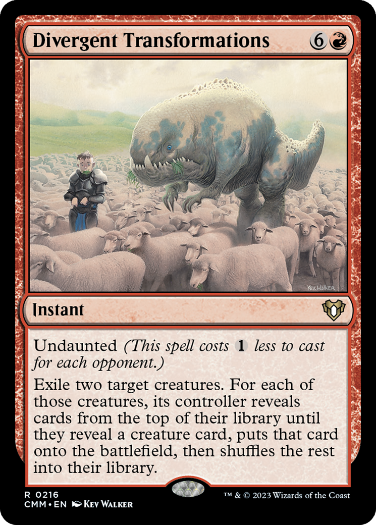 Divergent Transformations [Commander Masters] | Dragon's Lair Comics and Fantasy Houston TX