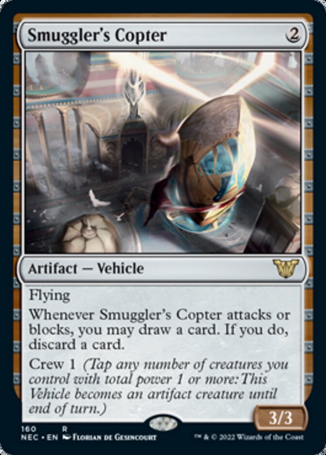 Smuggler's Copter [Kamigawa: Neon Dynasty Commander] | Dragon's Lair Comics and Fantasy Houston TX