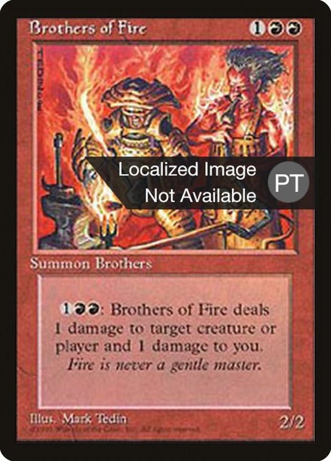 Brothers of Fire [Fourth Edition (Foreign Black Border)] | Dragon's Lair Comics and Fantasy Houston TX