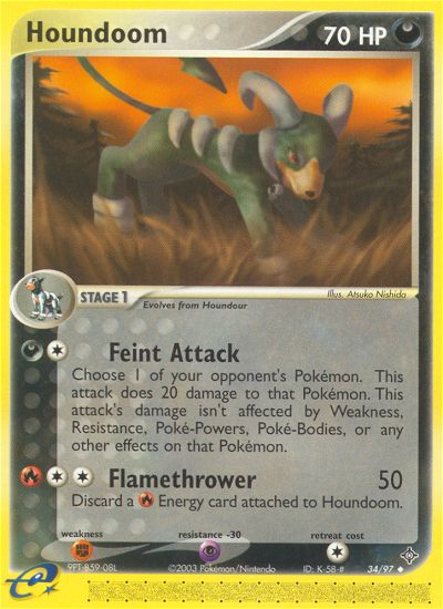 Houndoom (34/97) [EX: Dragon] | Dragon's Lair Comics and Fantasy Houston TX