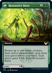 Pestilent Cauldron // Restorative Burst (Extended Art) [Strixhaven: School of Mages] | Dragon's Lair Comics and Fantasy Houston TX