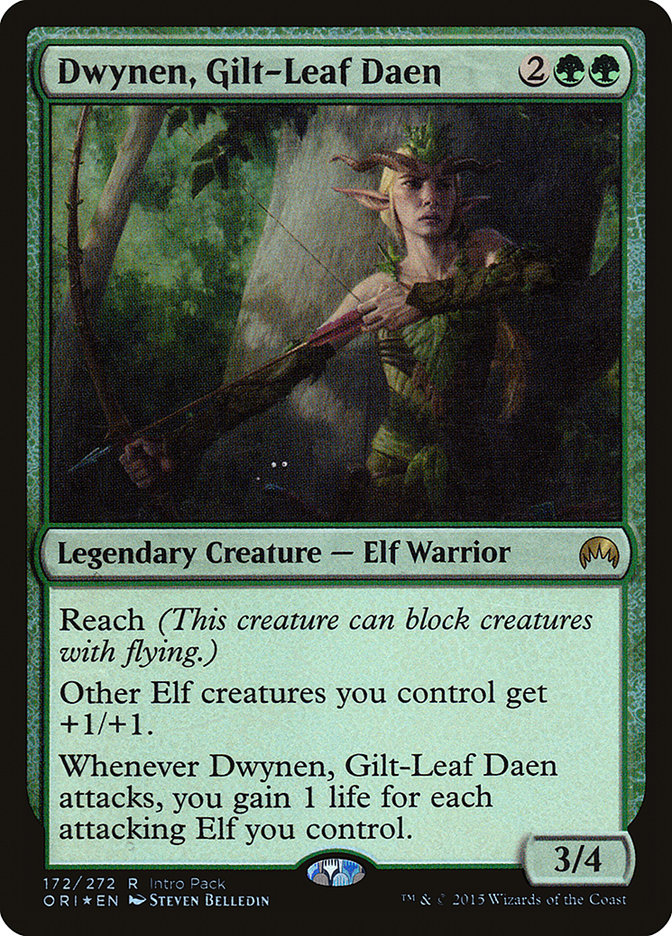 Dwynen, Gilt-Leaf Daen (Intro Pack) [Magic Origins Promos] | Dragon's Lair Comics and Fantasy Houston TX