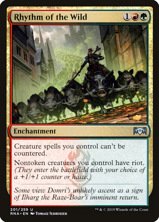 Rhythm of the Wild [Ravnica Allegiance] | Dragon's Lair Comics and Fantasy Houston TX