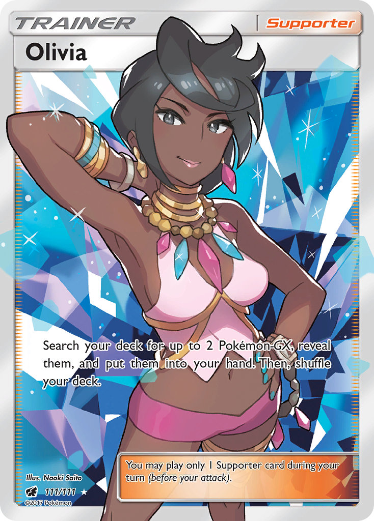 Olivia (111/111) [Sun & Moon: Crimson Invasion] | Dragon's Lair Comics and Fantasy Houston TX