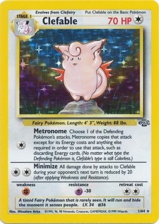 Clefable (1/64) [Jungle Unlimited] | Dragon's Lair Comics and Fantasy Houston TX