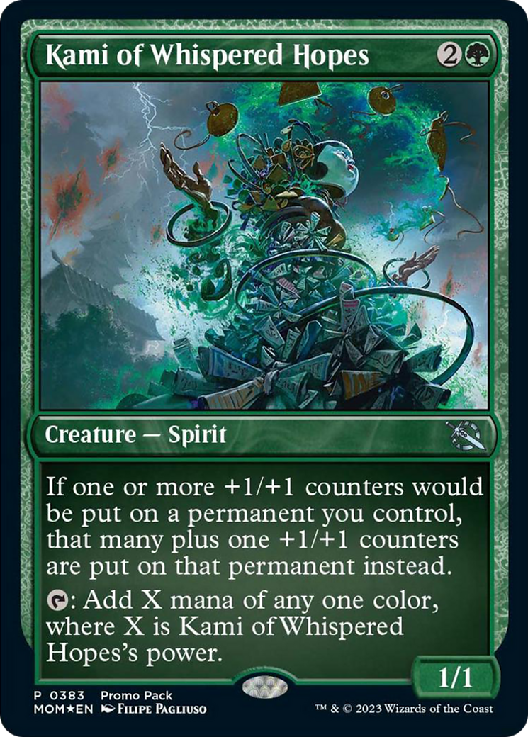 Kami of Whispered Hopes (Promo Pack) [March of the Machine Promos] | Dragon's Lair Comics and Fantasy Houston TX