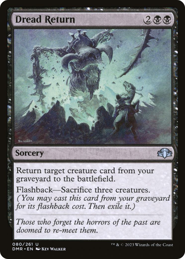 Dread Return [Dominaria Remastered] | Dragon's Lair Comics and Fantasy Houston TX