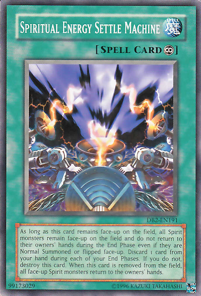 Spiritual Energy Settle Machine [DB2-EN191] Common | Dragon's Lair Comics and Fantasy Houston TX