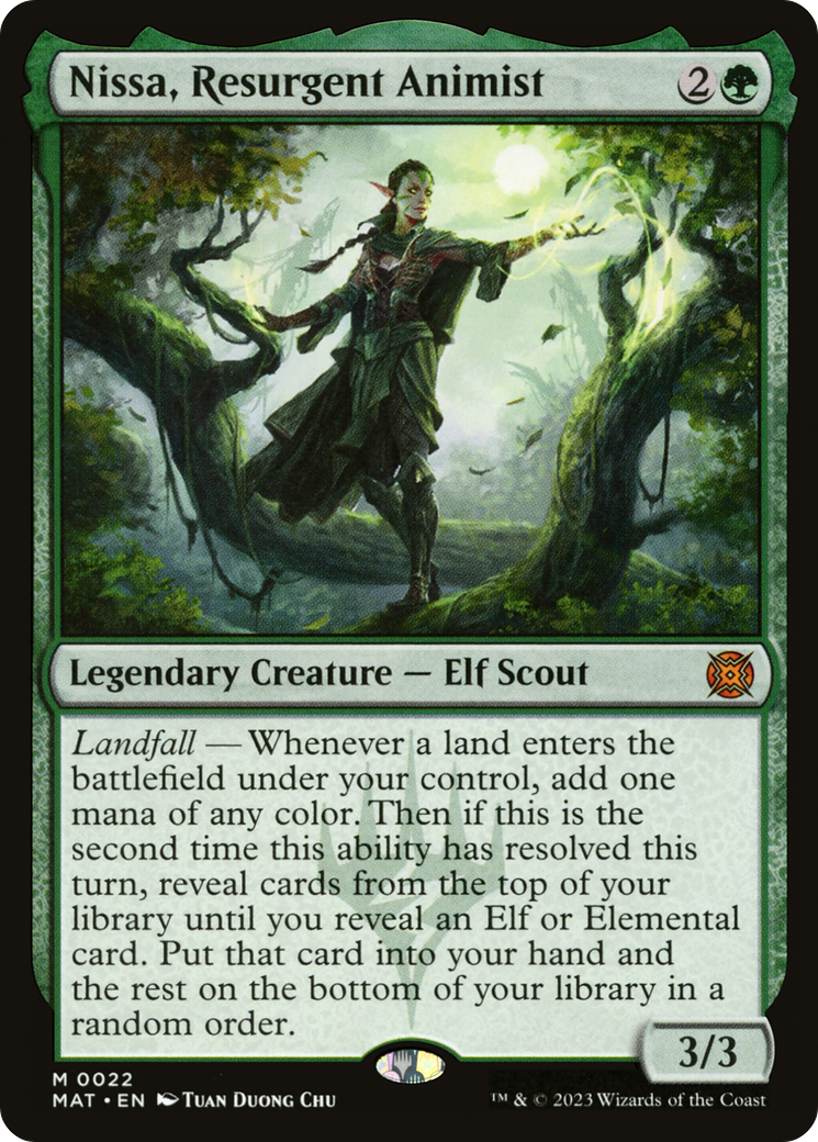 Nissa, Resurgent Animist [March of the Machine: The Aftermath] | Dragon's Lair Comics and Fantasy Houston TX